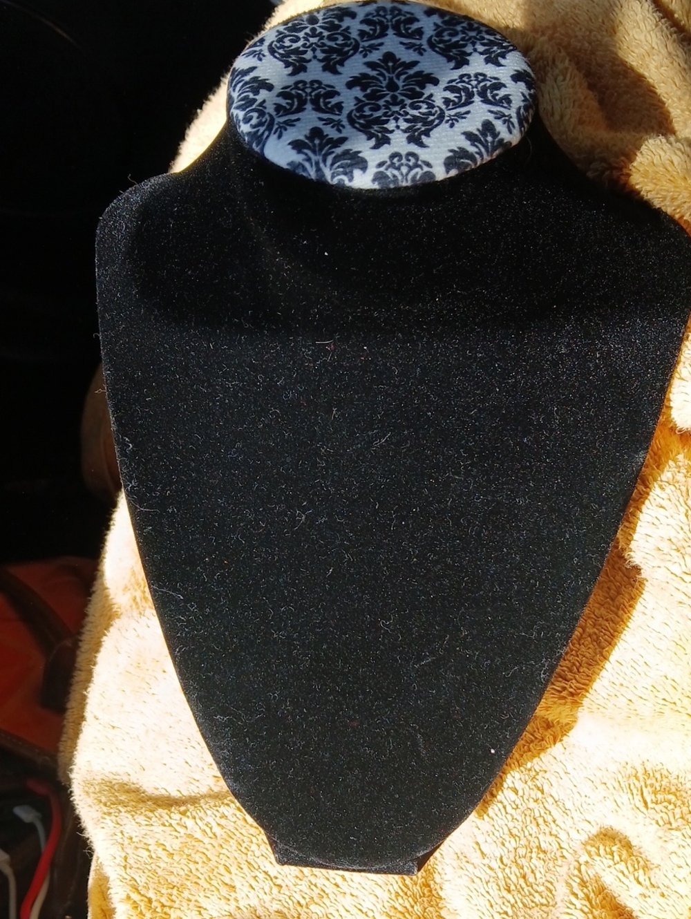 Black Velvet Jewelry Display Bust - Women Jewelry Presentation one